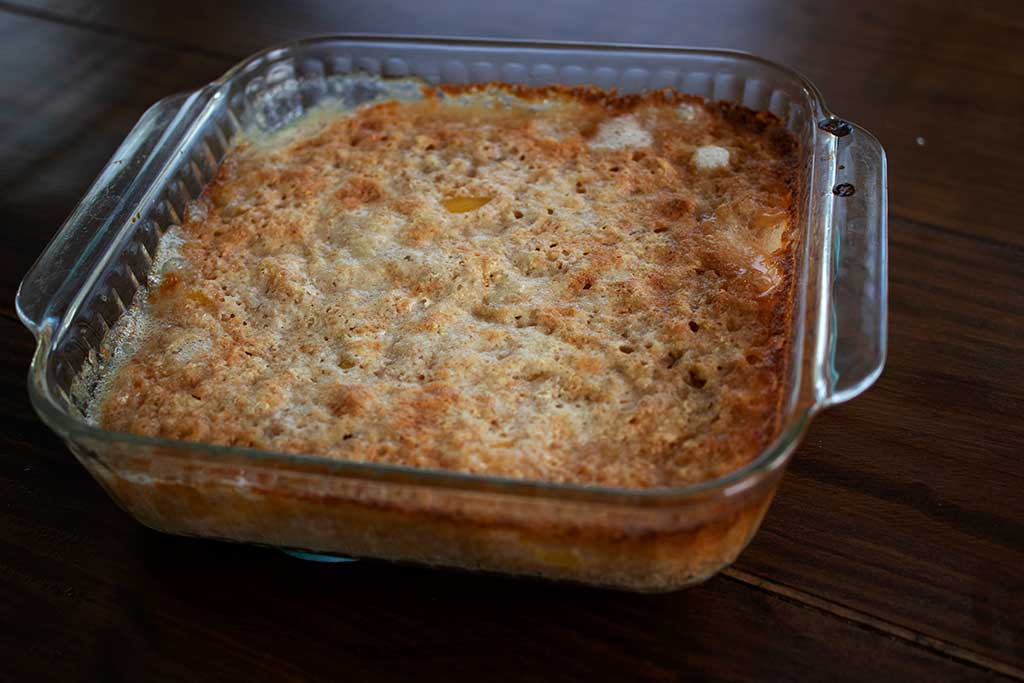 Peach Cobbler Homemade Baking Mix