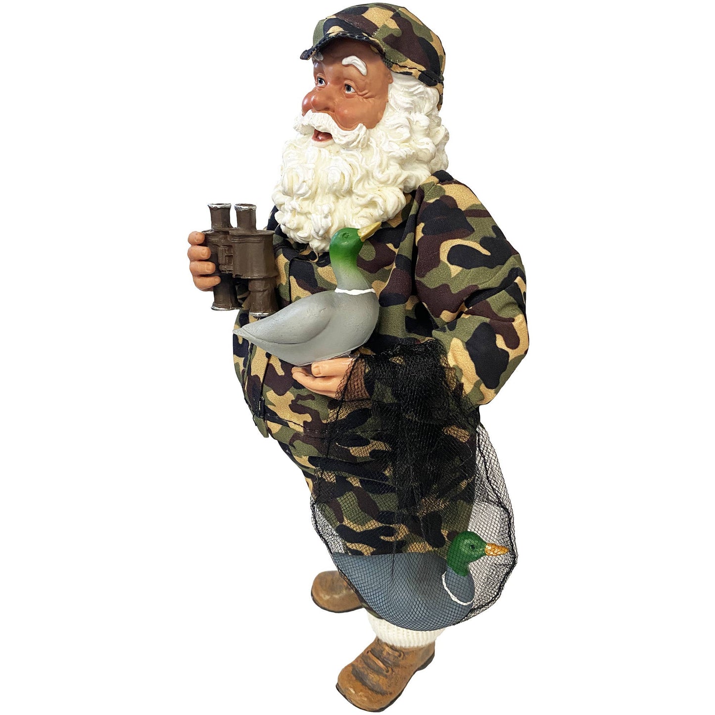 10" Duck Hunter Santa