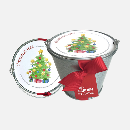 Kids Christmas Tree in a Pail