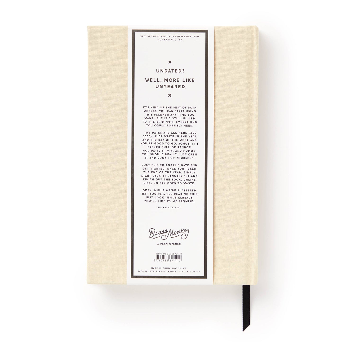 Brass Monkey Big Plans Undated Standard Planner