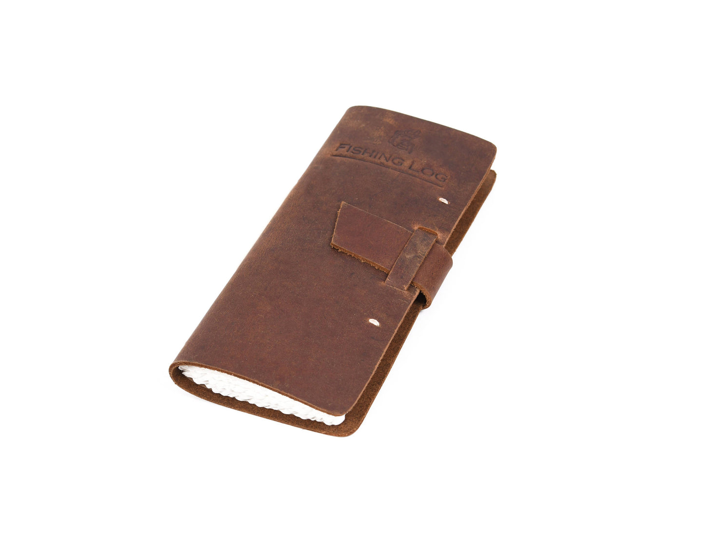 Genuine Leather Fishing Logbook | Made in Canada