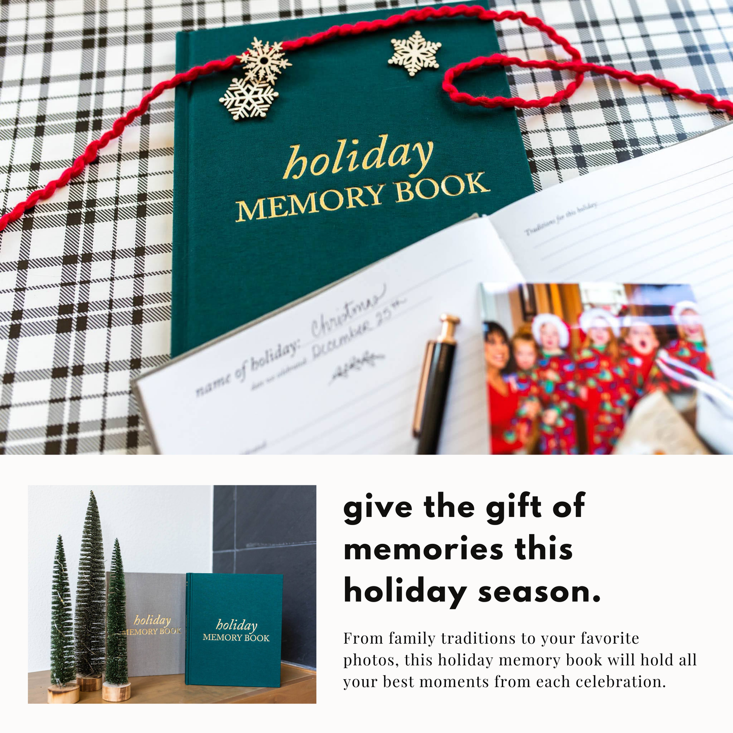 Holiday Memory Book & Family Keepsake