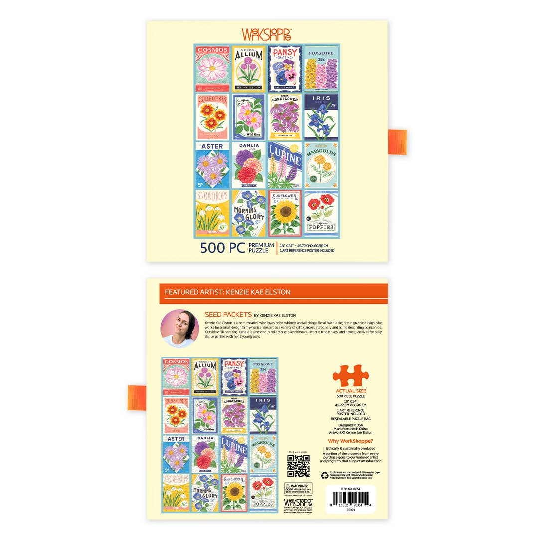 Puzzle Seed Packets 500 Piece