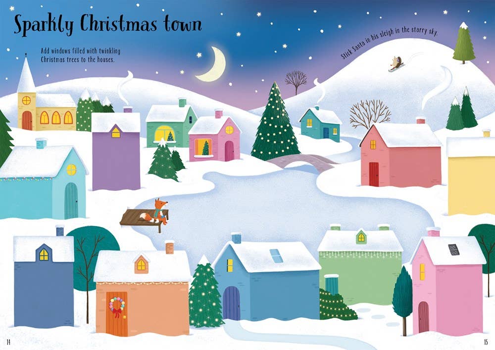 Sparkly Christmas Trees Book