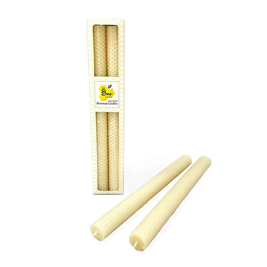 11" Tapered Beeswax Candle
