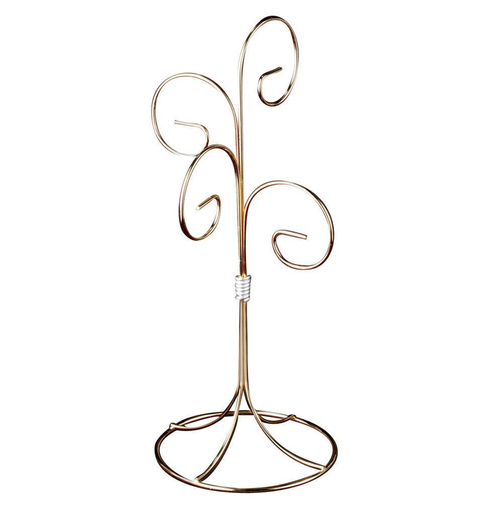 Brass 4 Arm Ornament Tree