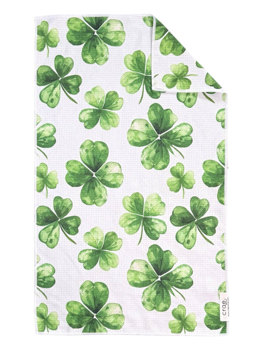 Patrick: Double-Sided Hand Towel: White / 17x27 in / Hand Towel