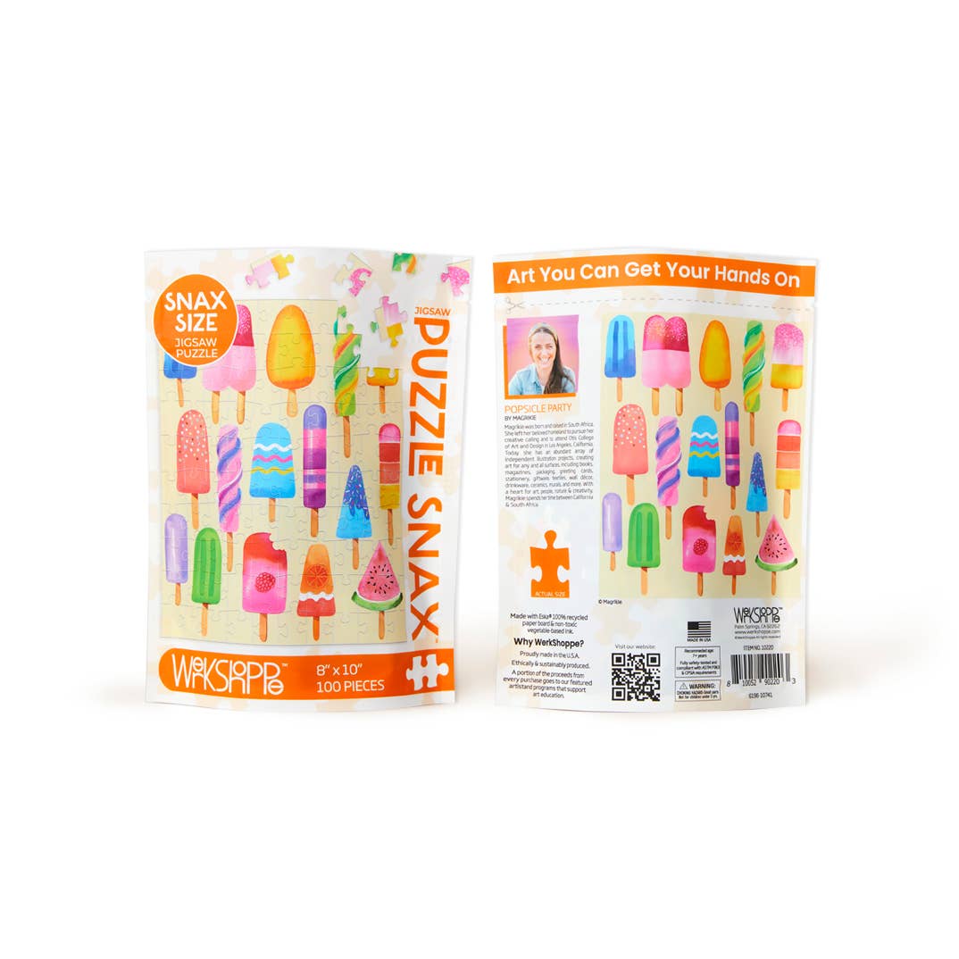 Puzzle Snap Popsicle Party 100 Piece