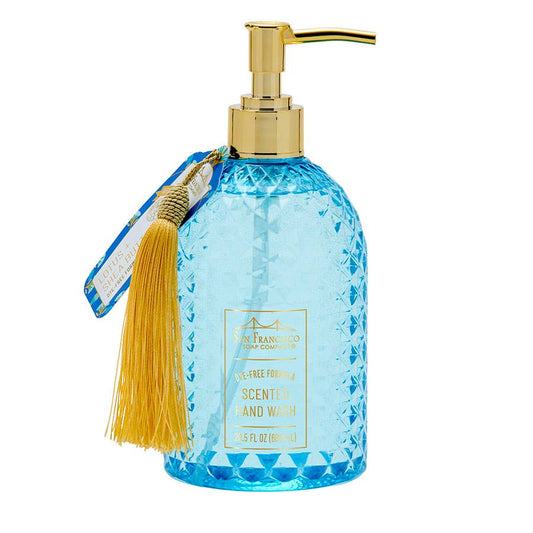 Lotus & Shea Butter Botanical Tassel Hand Soap