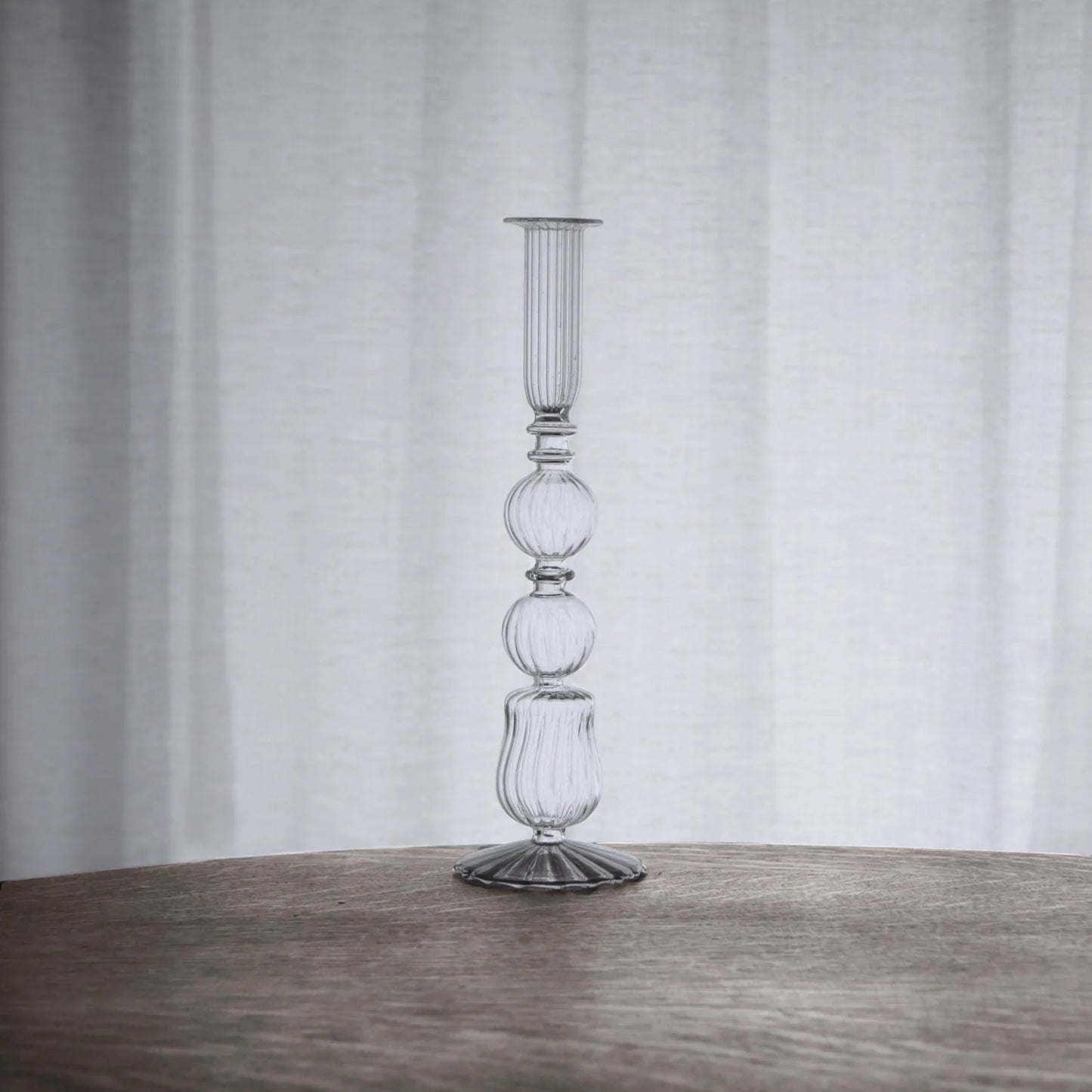 Set of 2 Glass Cambridge Emma 10.5" Candlestick Holder