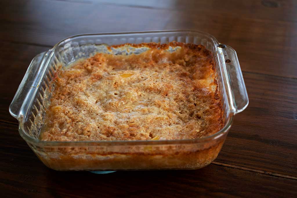 Peach Cobbler Homemade Baking Mix