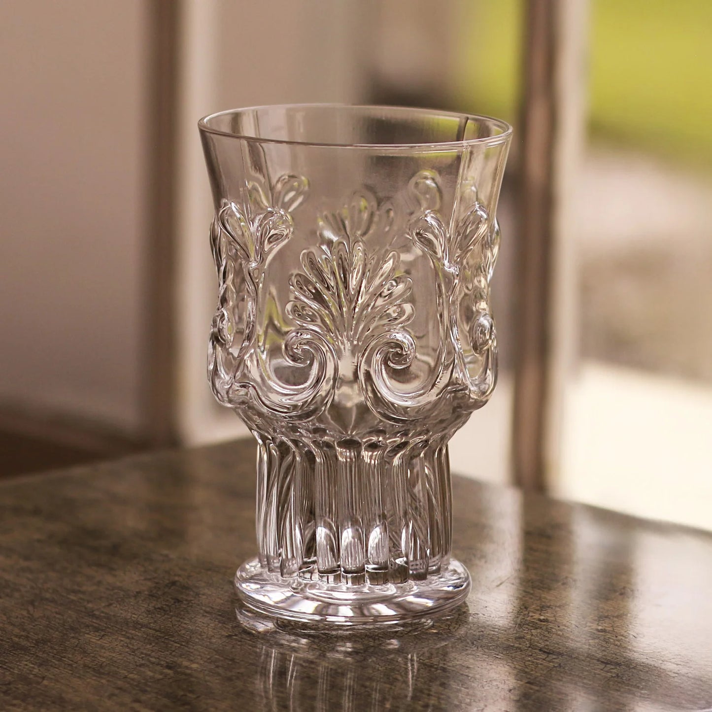 St/4 Glass Baroque 12 oz Stemless