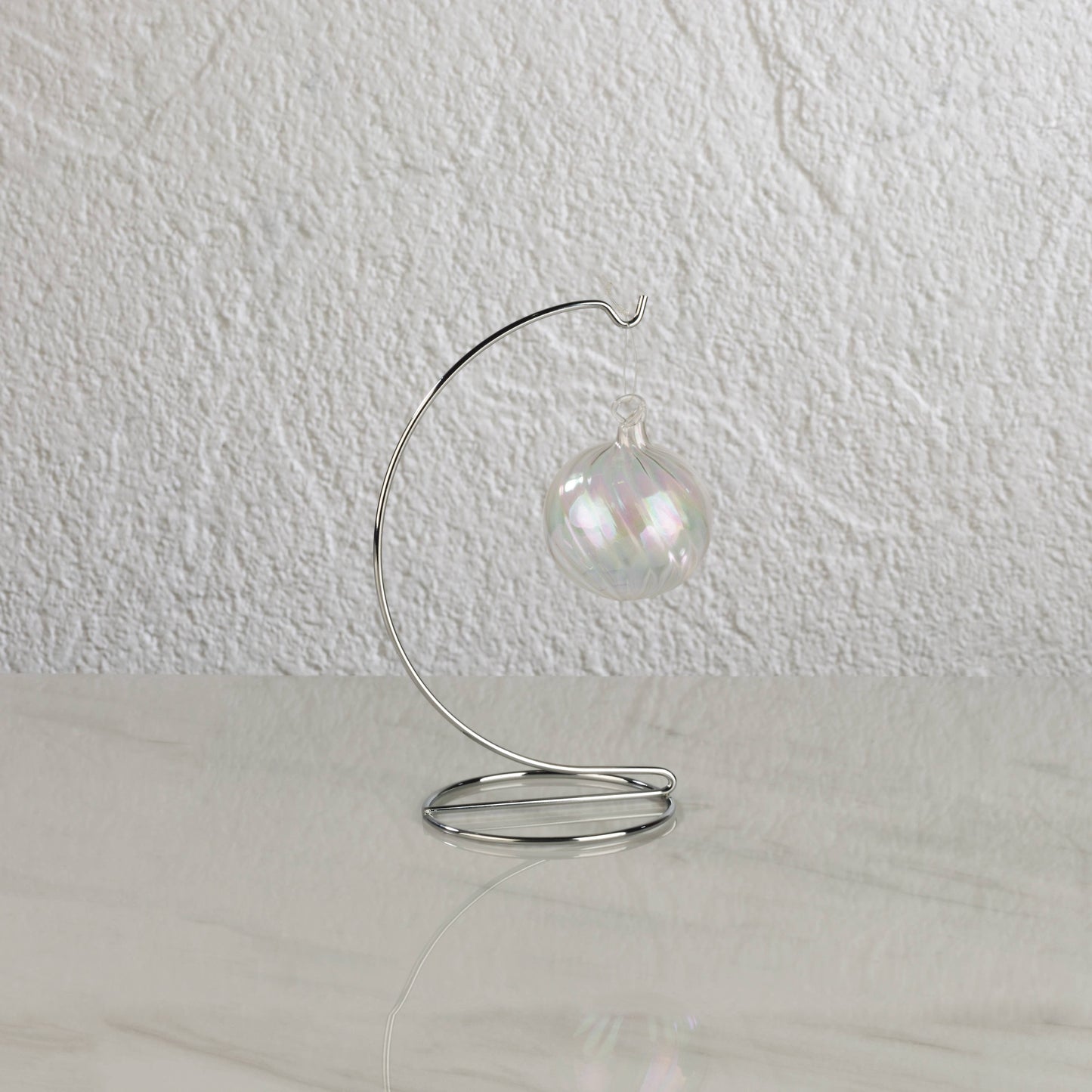 Ornament Stand: Chrome 7 3/4"
