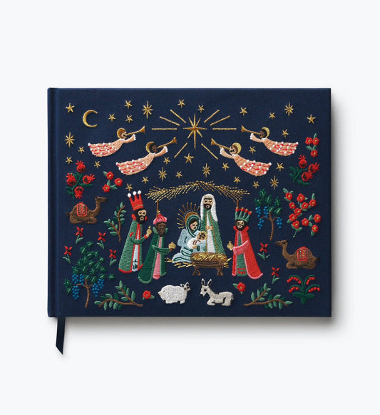 Nativity Embroidered Memory Book