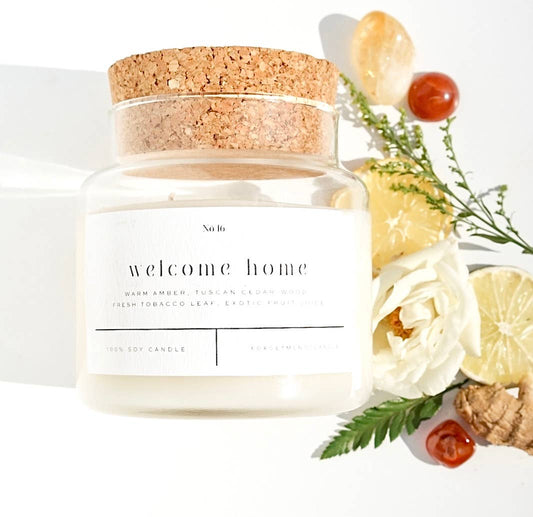 Welcome Home 22 oz Candle - Forget Me Not Candles