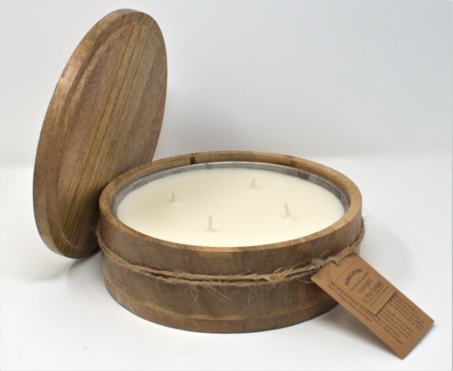 Himalayan Handmade Candles Mountain Barrel Candle Large: Tobacco Bark / 28 oz