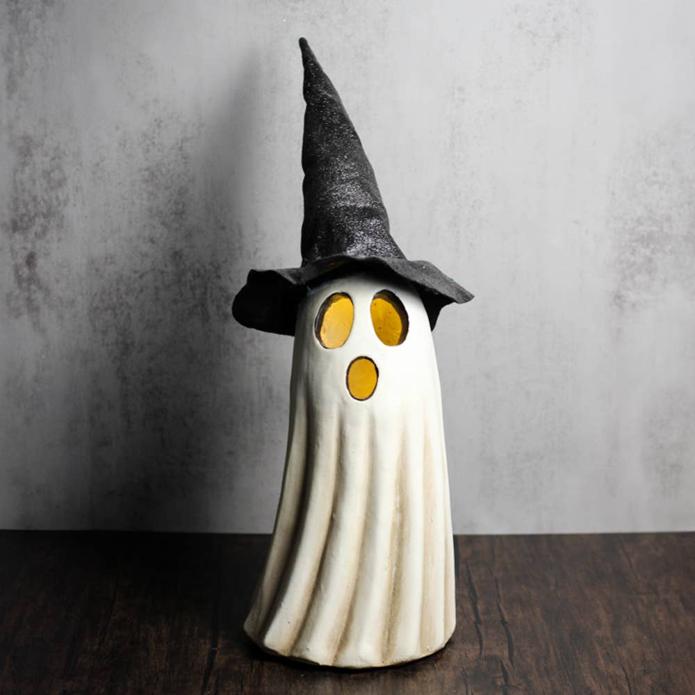 Witch Hat Ghost with LED Lights