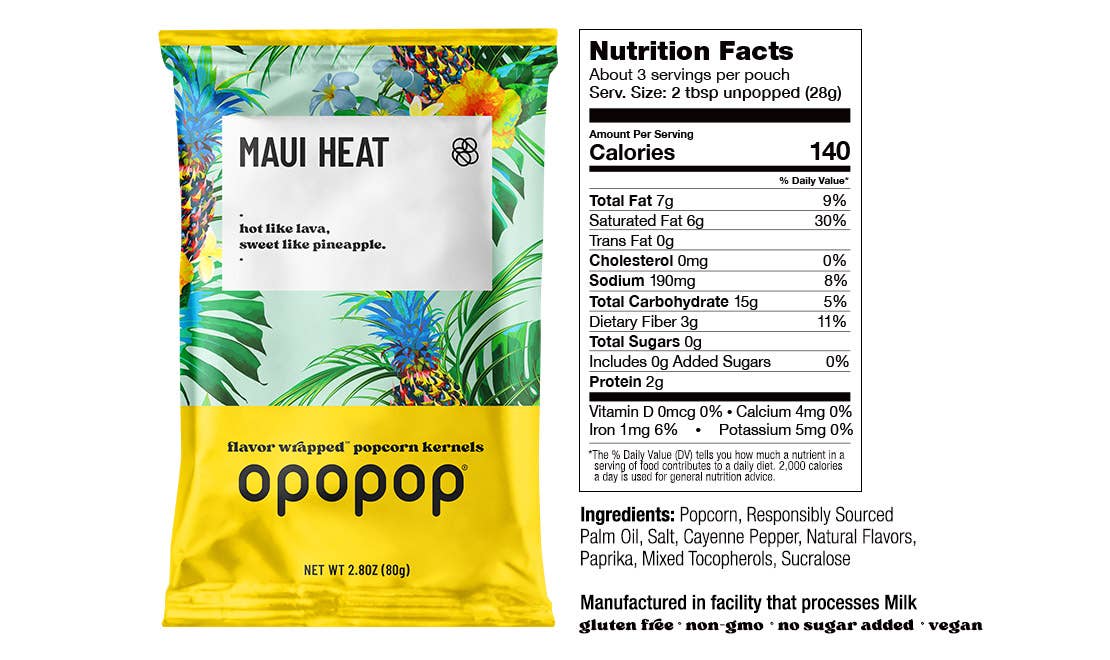 Variety Show Flavor-Wrapped Popcorn Kernels Opopop