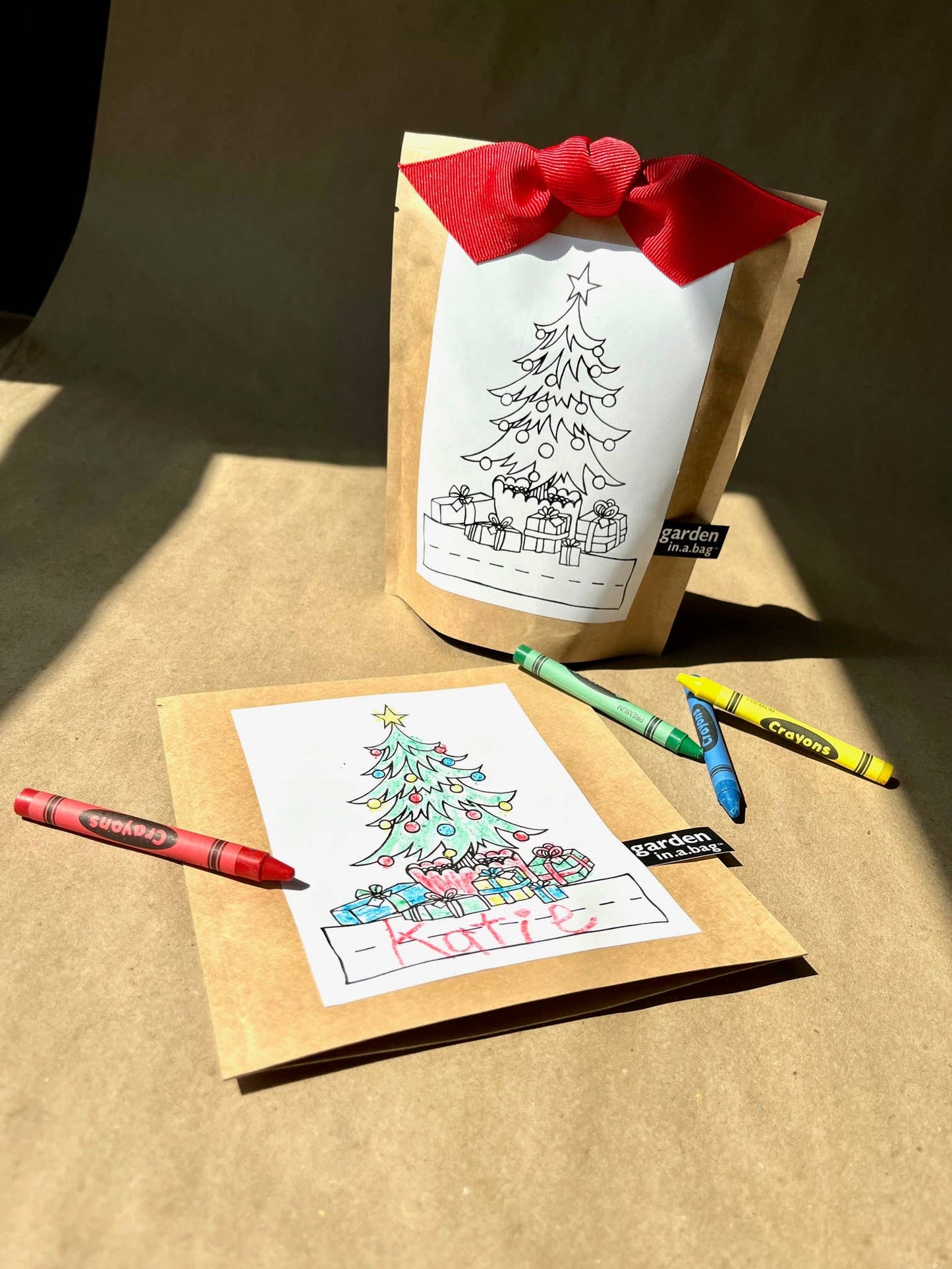 Kids Christmas Tree in a Pail