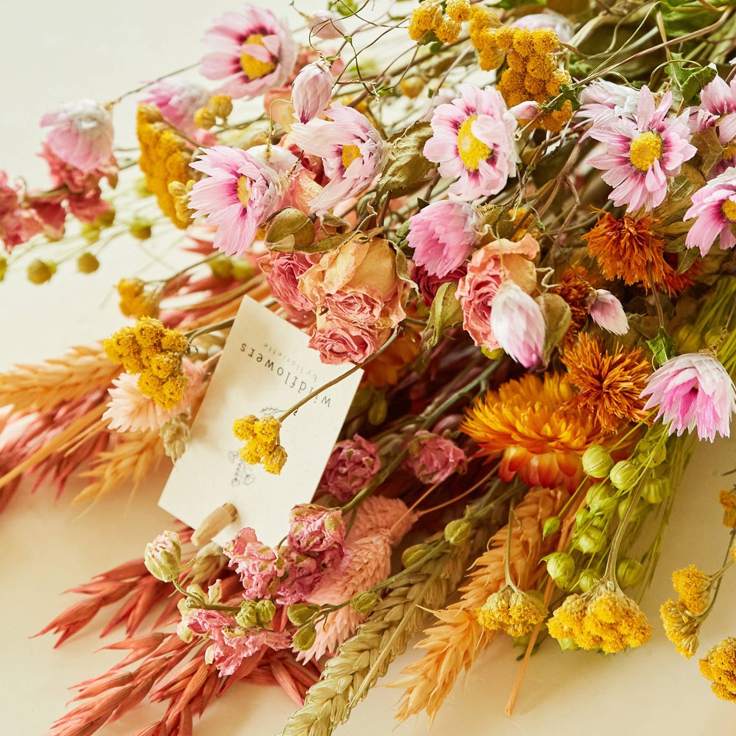 Dried Flowers - Field Bouquet Sunny Delight: Small