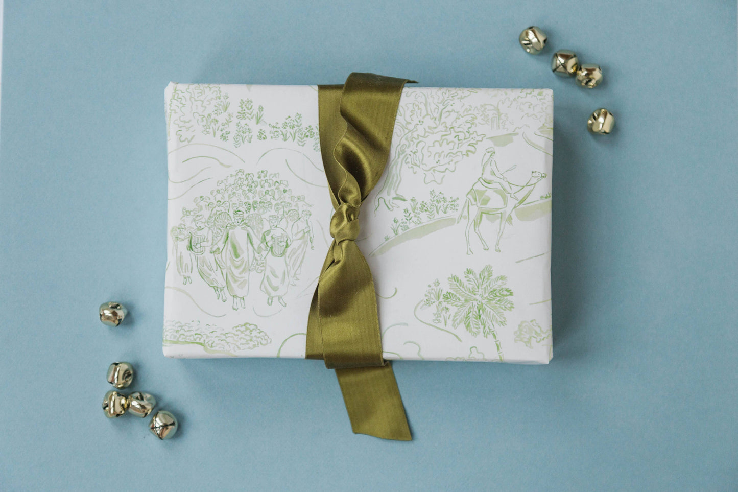 Nativity Toile Gift Wrap