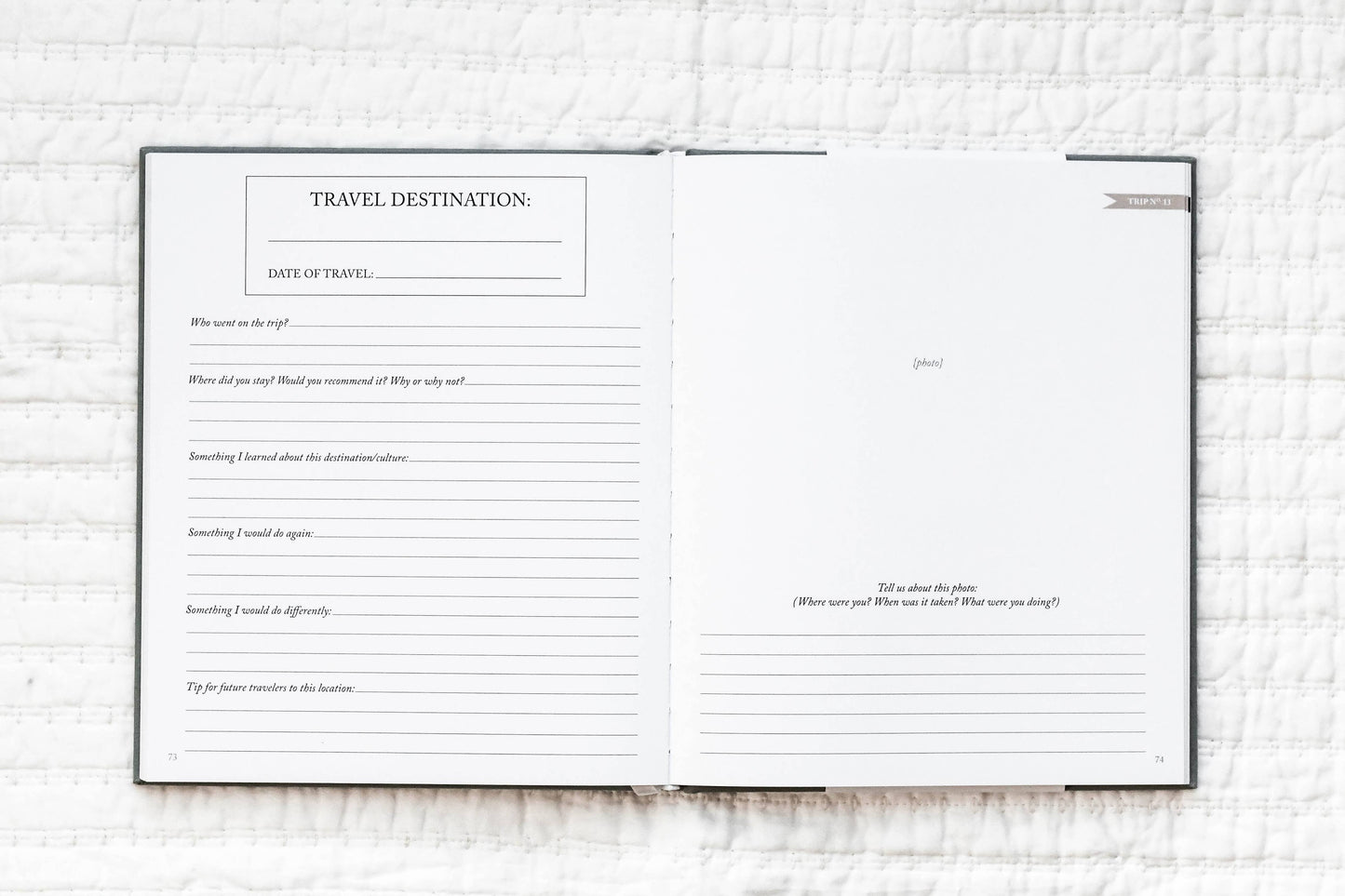 Travel Journal & Adventure Keepsake