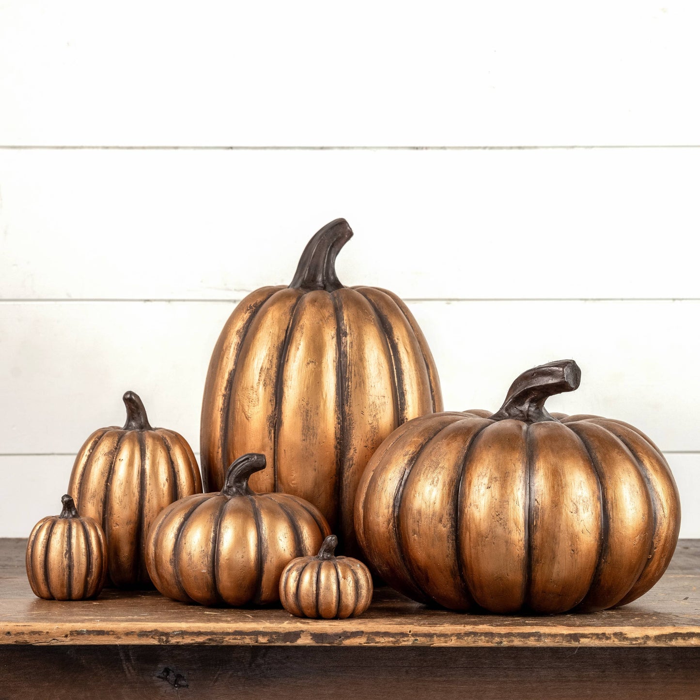 5.5" GOLD SHORT PUMPKIN
