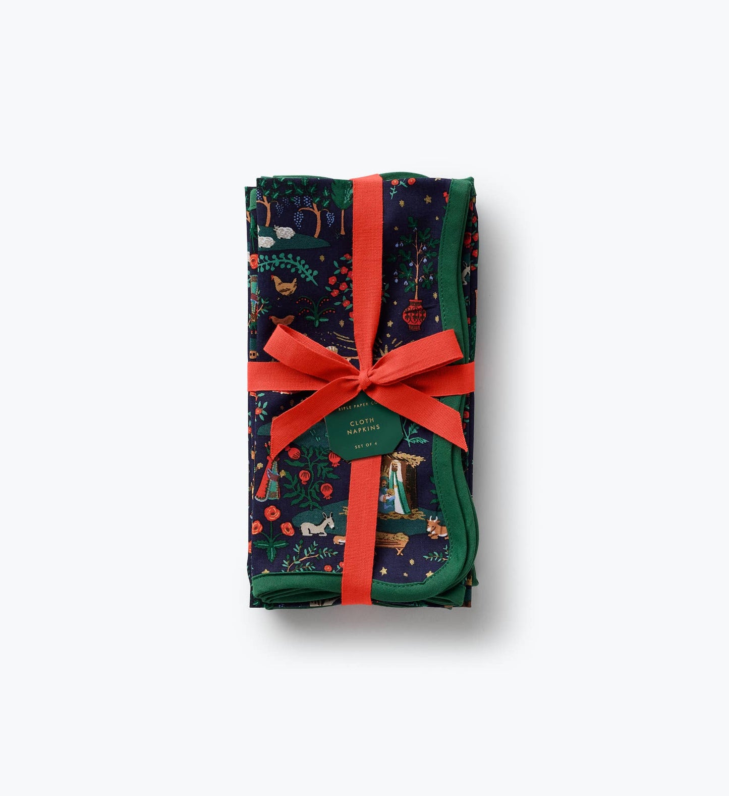 Nativity Cotton Napkins, Set of 4