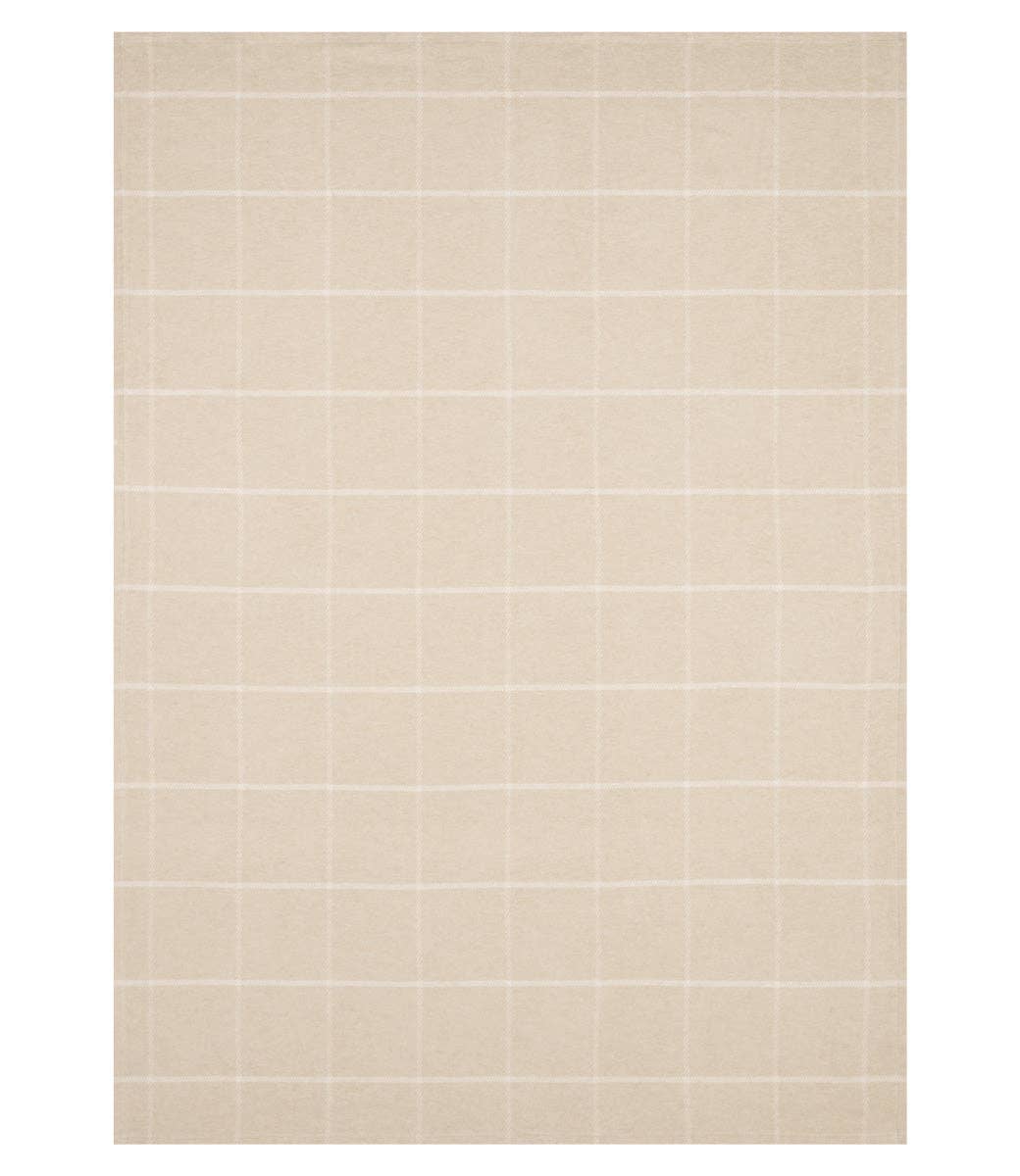 The Lightweight Blanket - Windowpane Wheat: Lightweight