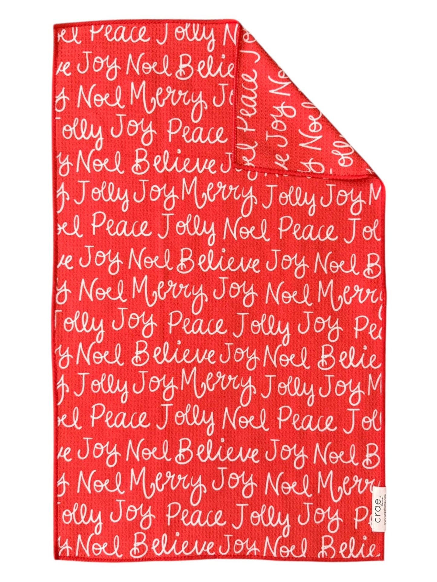 Seasons Greetings: Double-Sided Hand Towel