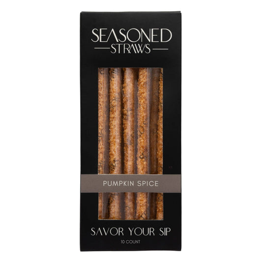 Pumpkin Spice Straws 10ct.