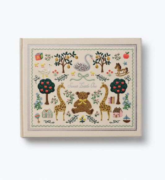 Storybook Embroidered Baby Book