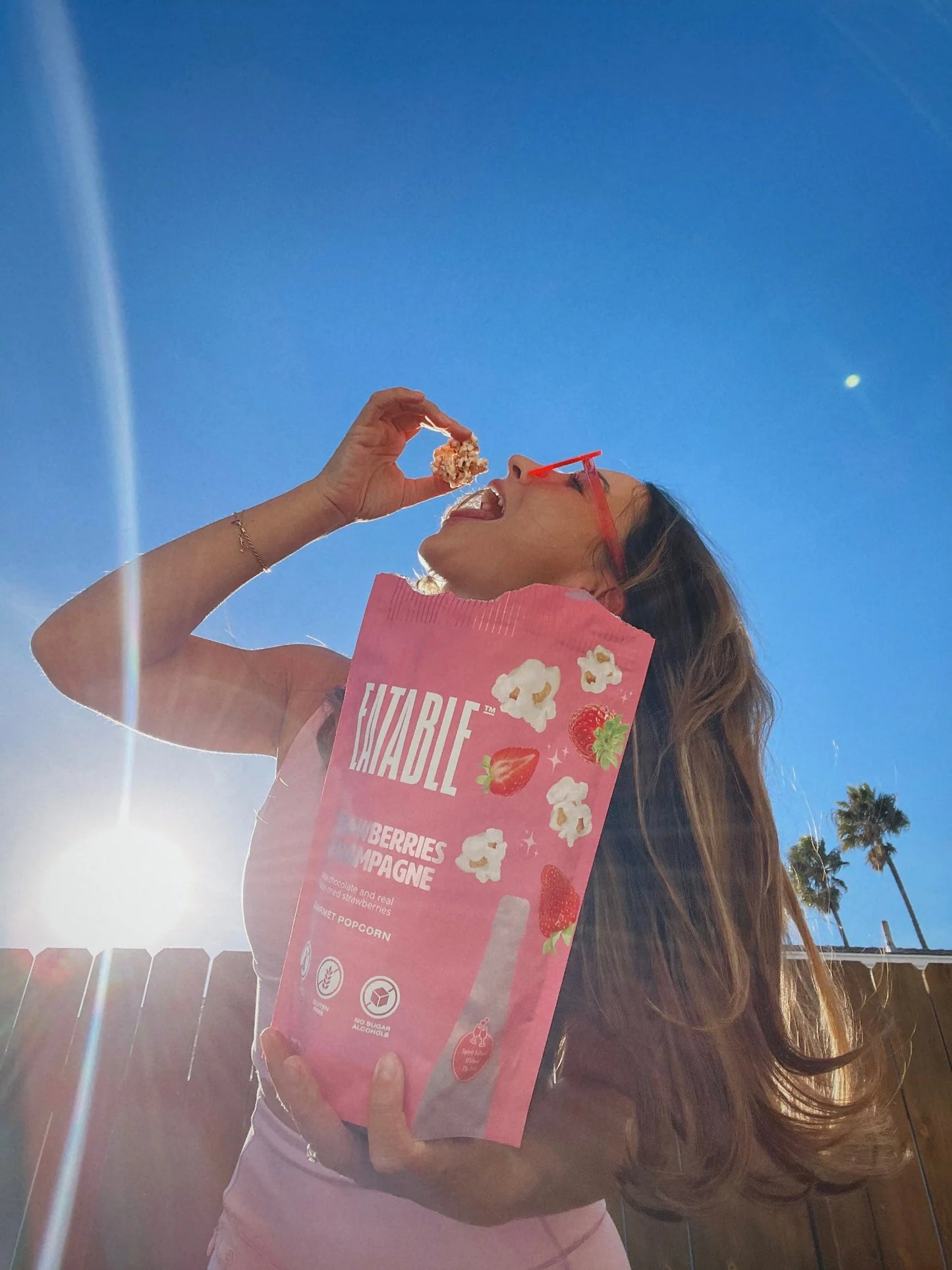 Strawberries & Champagne Popcorn
