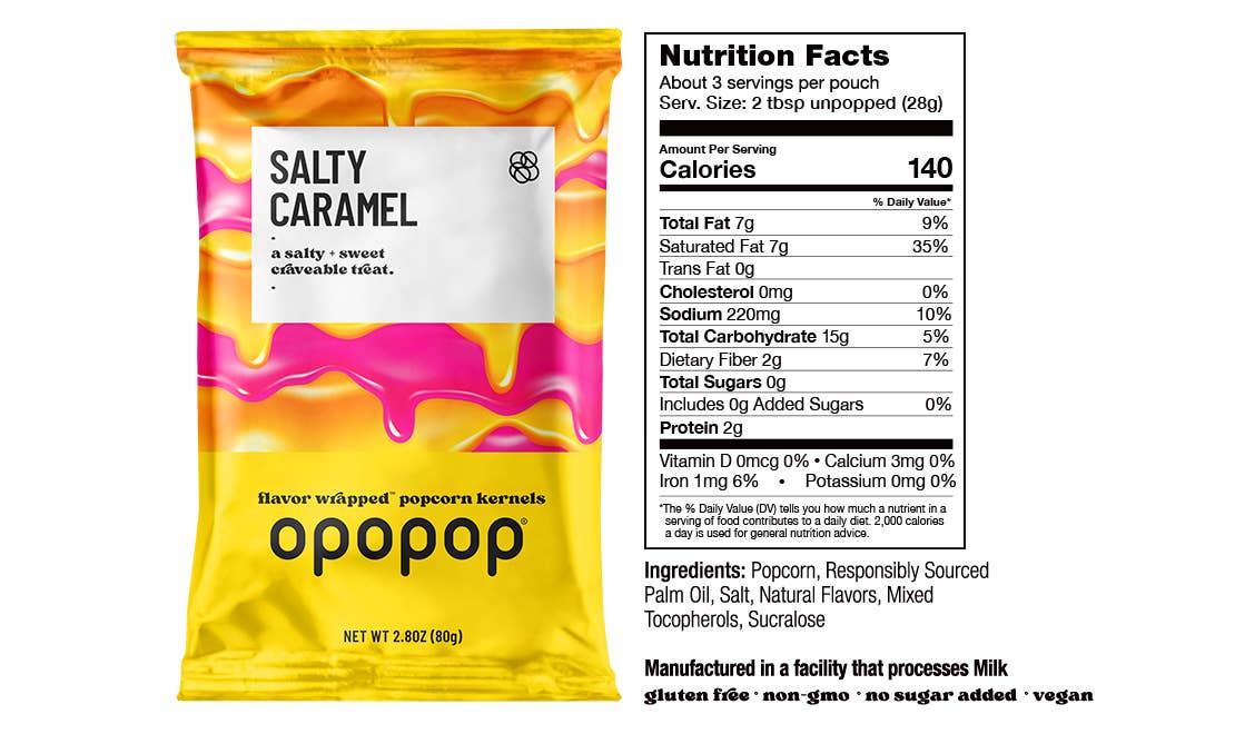 Variety Show Flavor-Wrapped Popcorn Kernels Opopop