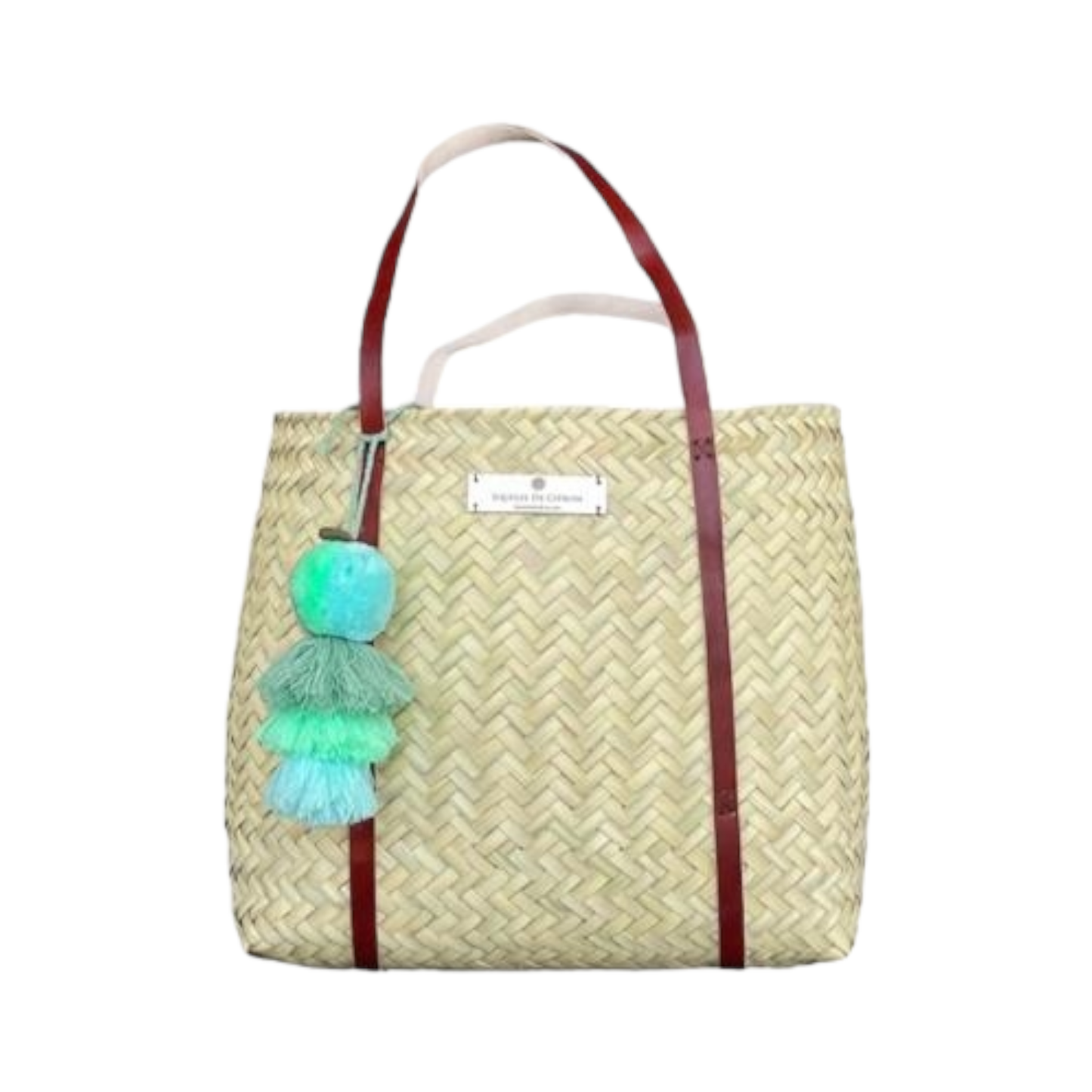 Tote Palm Natural Citron: Large