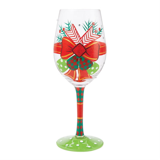 Fancy Christmas Wine Glass - Lolita