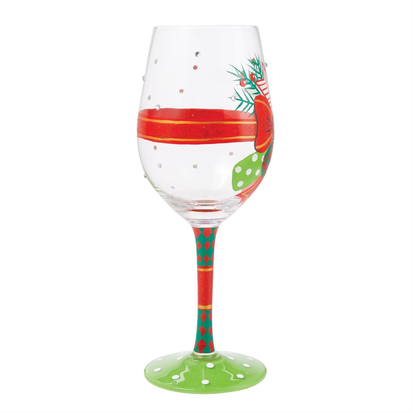 Fancy Christmas Wine Glass - Lolita
