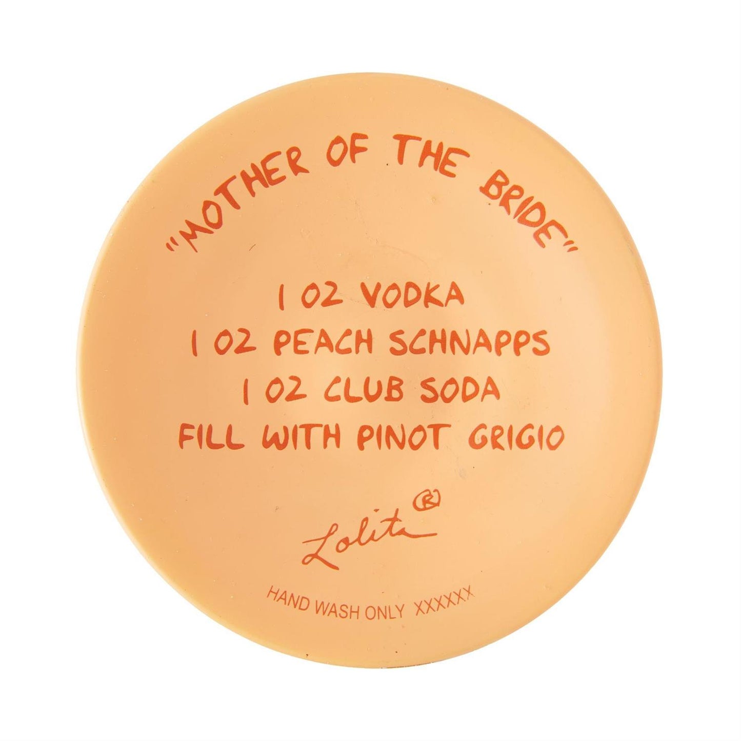 Mother of the Bride Wine Glass - Lolita