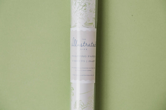 Nativity Toile Gift Wrap