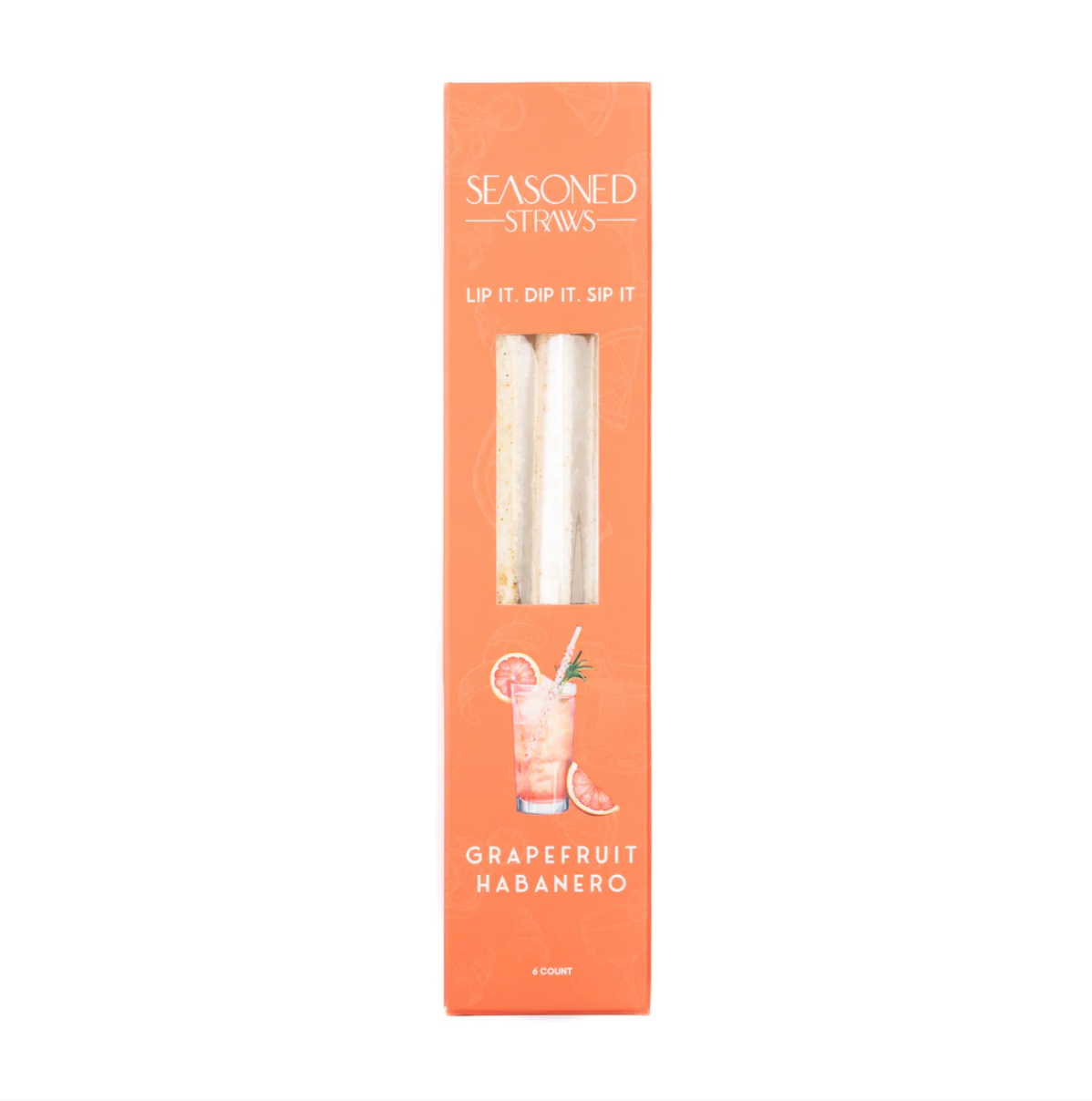 Grapefruit Habanero Straws 6ct.