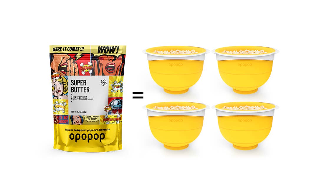 Super Butter Big Bags Popcorn Kernels Opopop