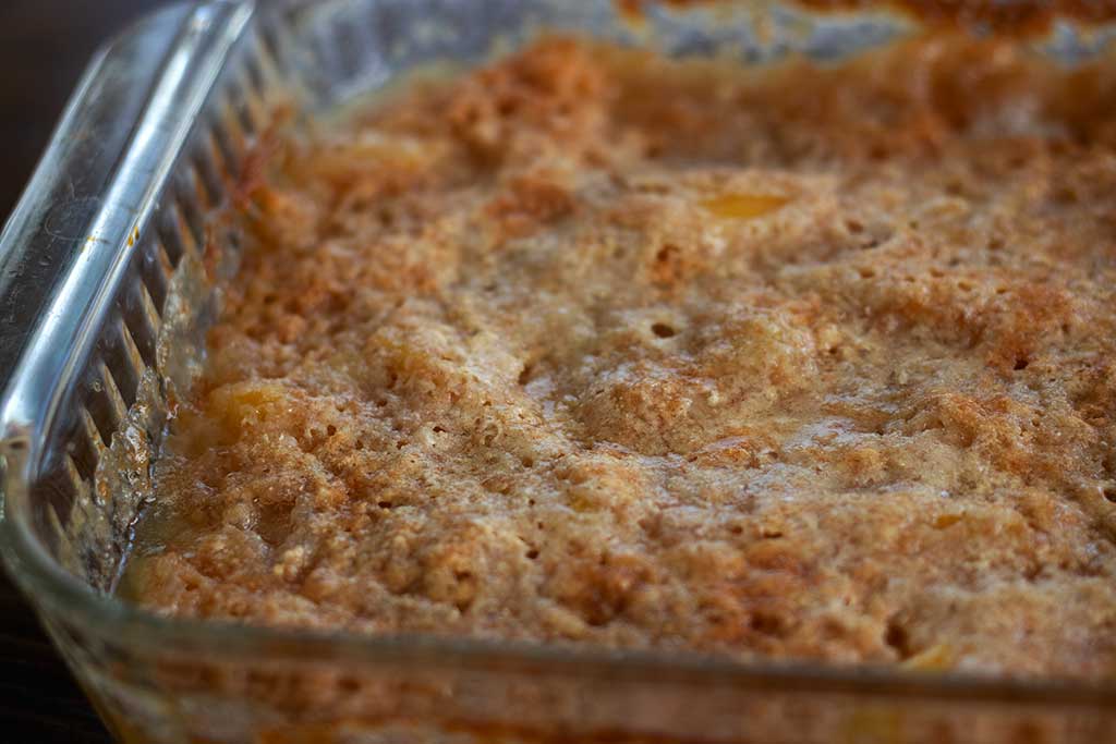 Peach Cobbler Homemade Baking Mix