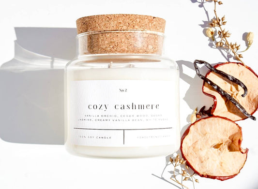 Cozy Cashmere 22 oz Candle - Forget Me Not Candles