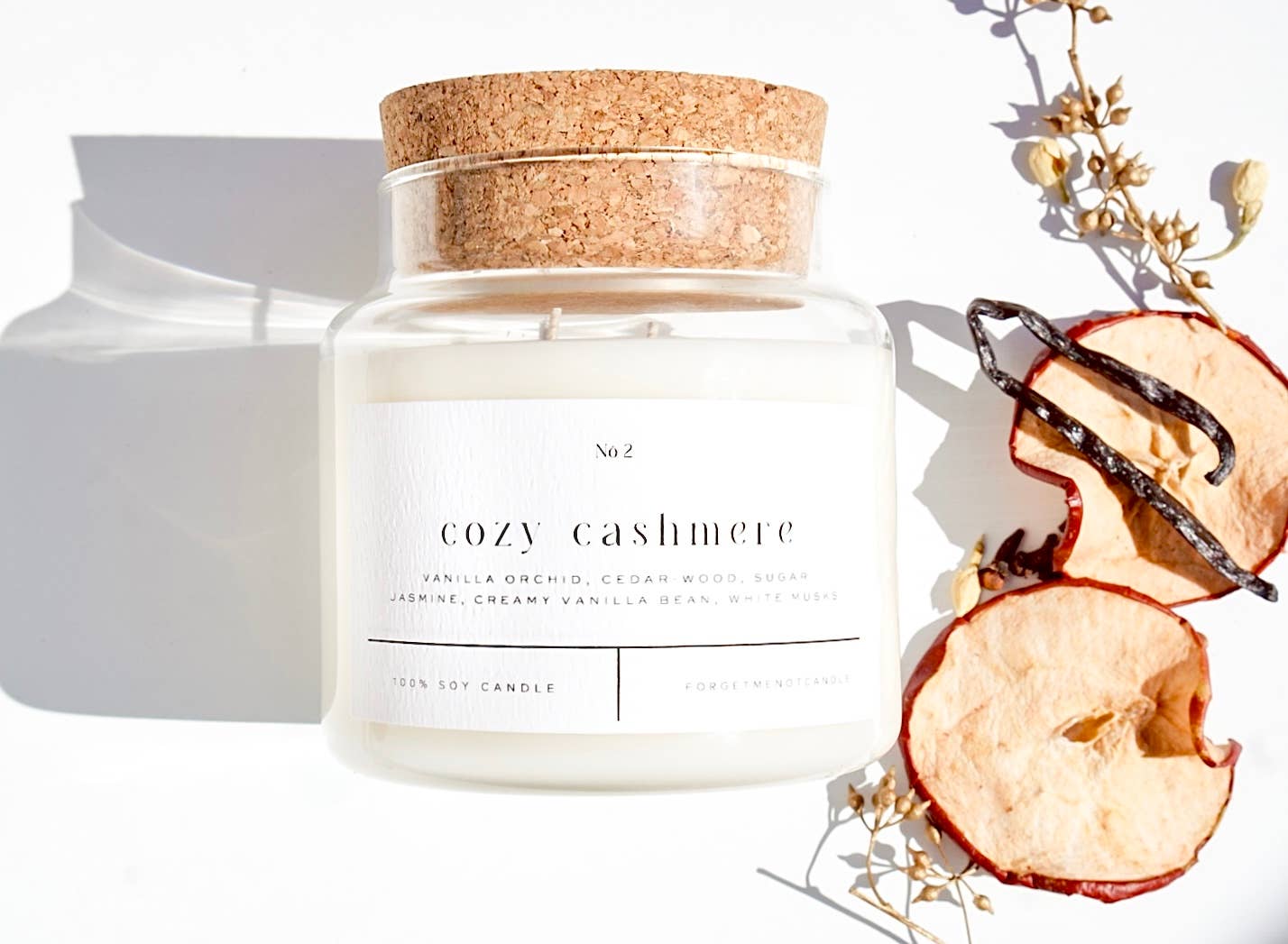 Cozy Cashmere 22 oz Candle - Forget Me Not Candles