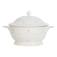 Berry & Thread Lidded Casserole - Whitewash