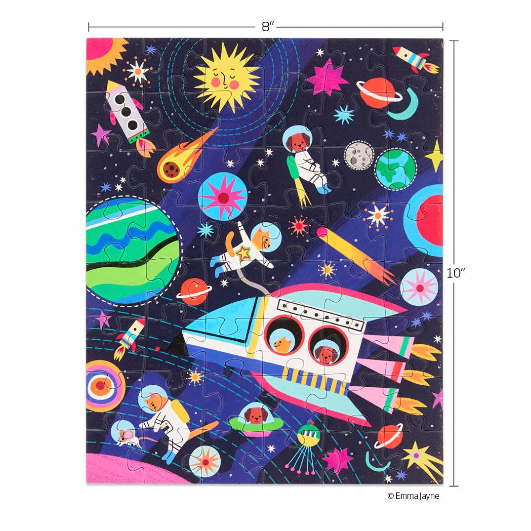 Puzzle Snax Pets in Space 48 Piece