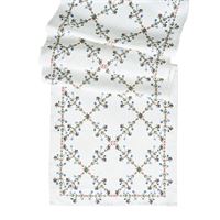 Villa Seville 18 x 90" Table Runner - Chambray