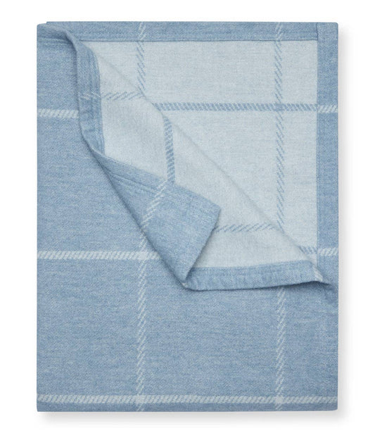 The Lightweight Blanket - Windowpane Cornflower: Lightweight