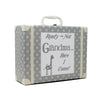 Going To Grandma's XO Suitcase Gray With Swaddle