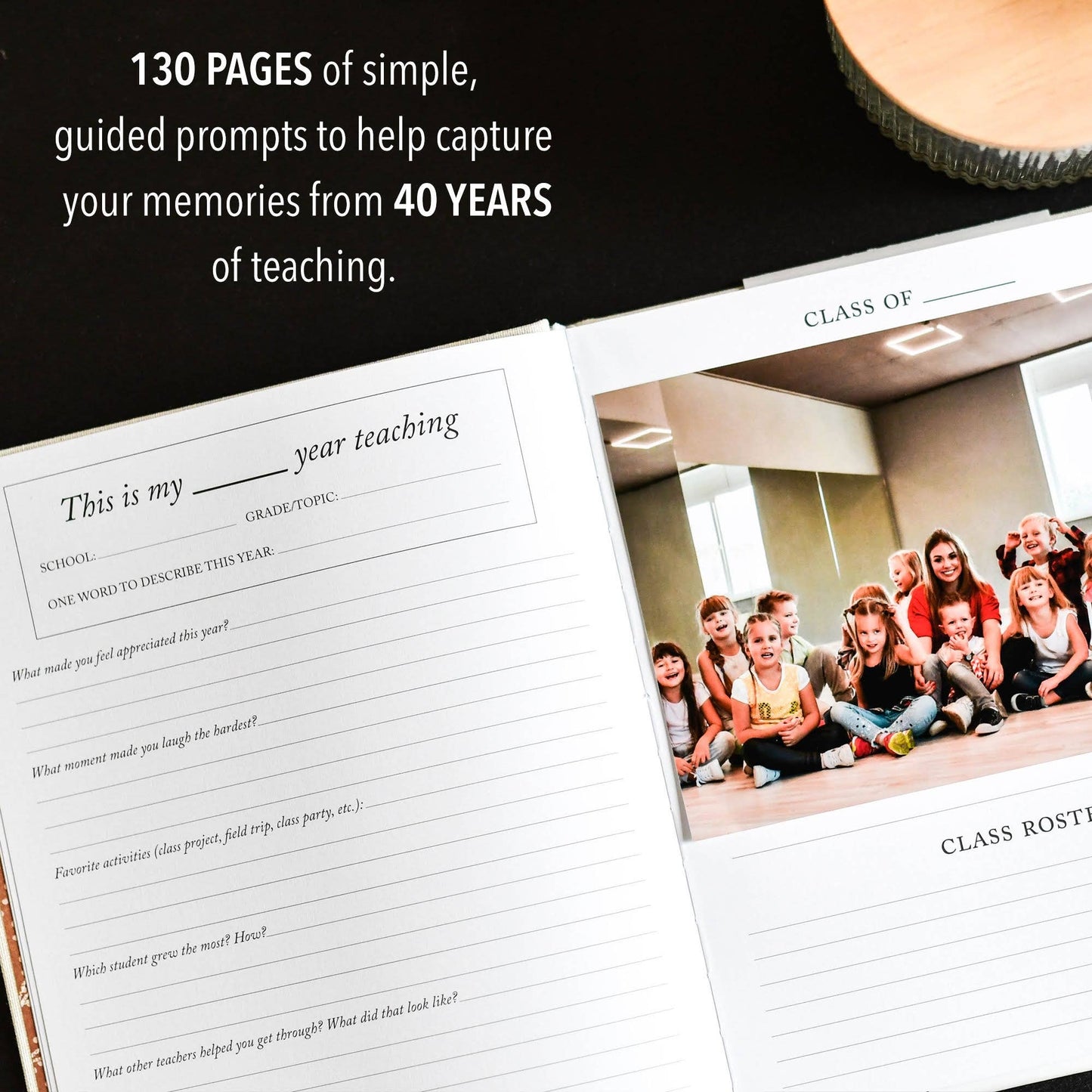 Teacher Memory Book Journal